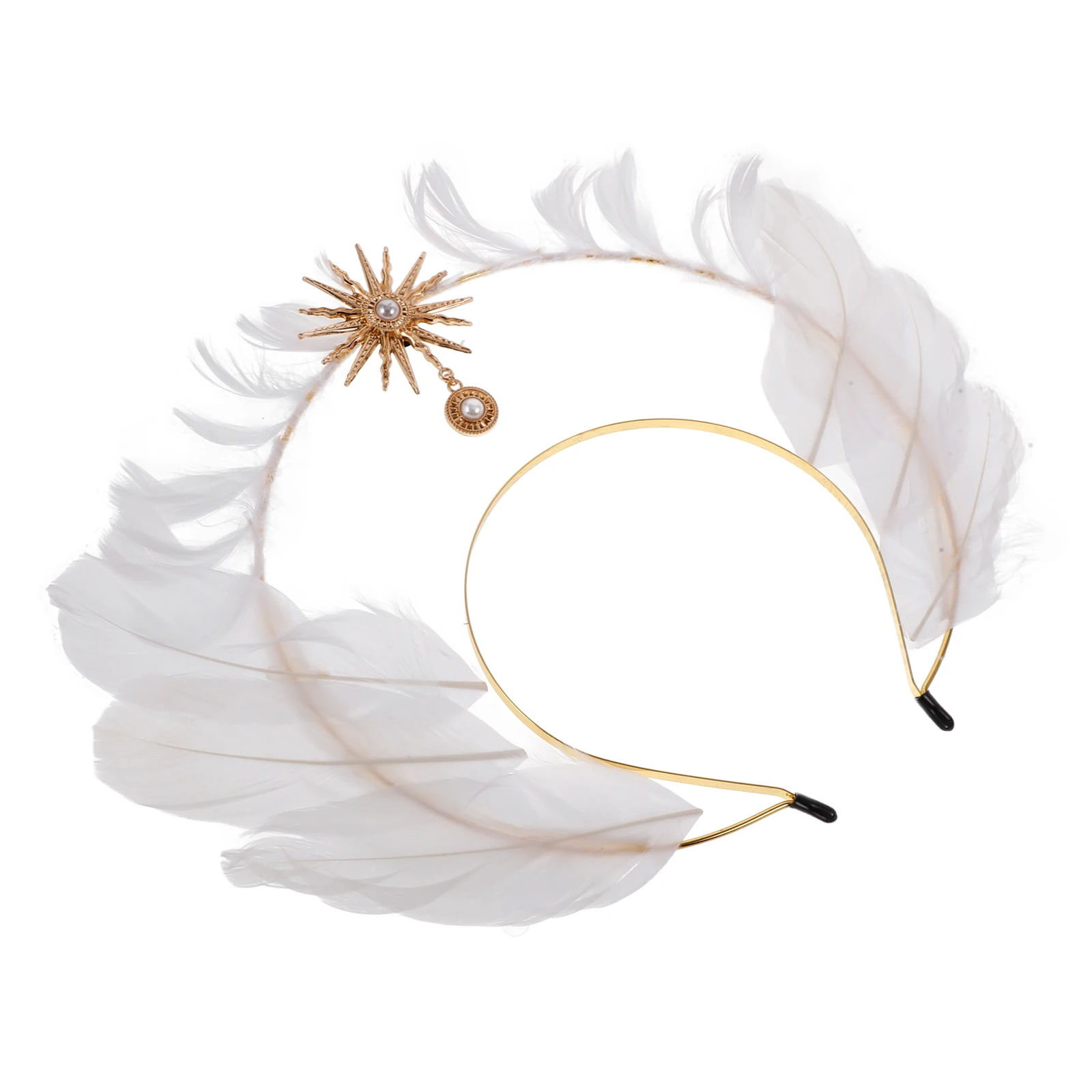 

Holy Headband Golden Crown for Women Girls Cross Costume Props Lolita Accessories Halloween Tiara Goddess Headdress