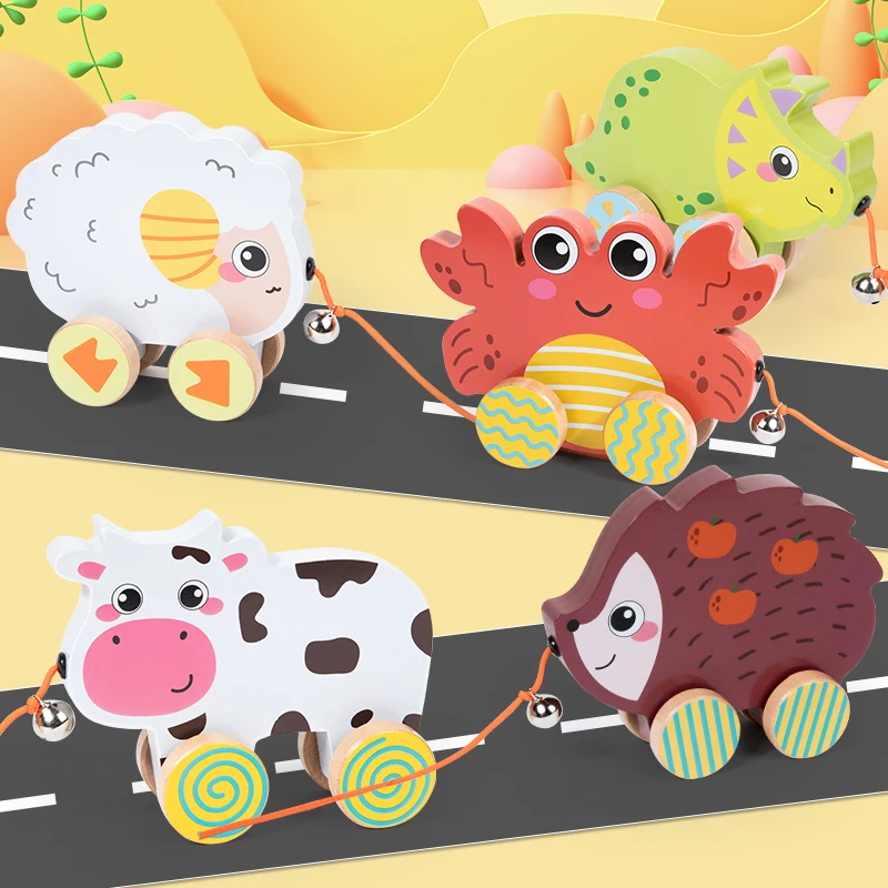 Wooden Animal Car 2