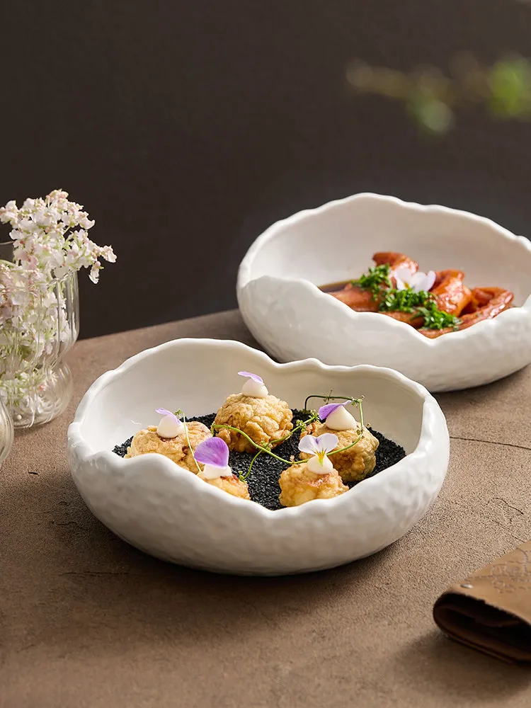 

Tableware ceramic underglaze color creative special-shaped multi-functional simple high-end dish plate for homejapanese style