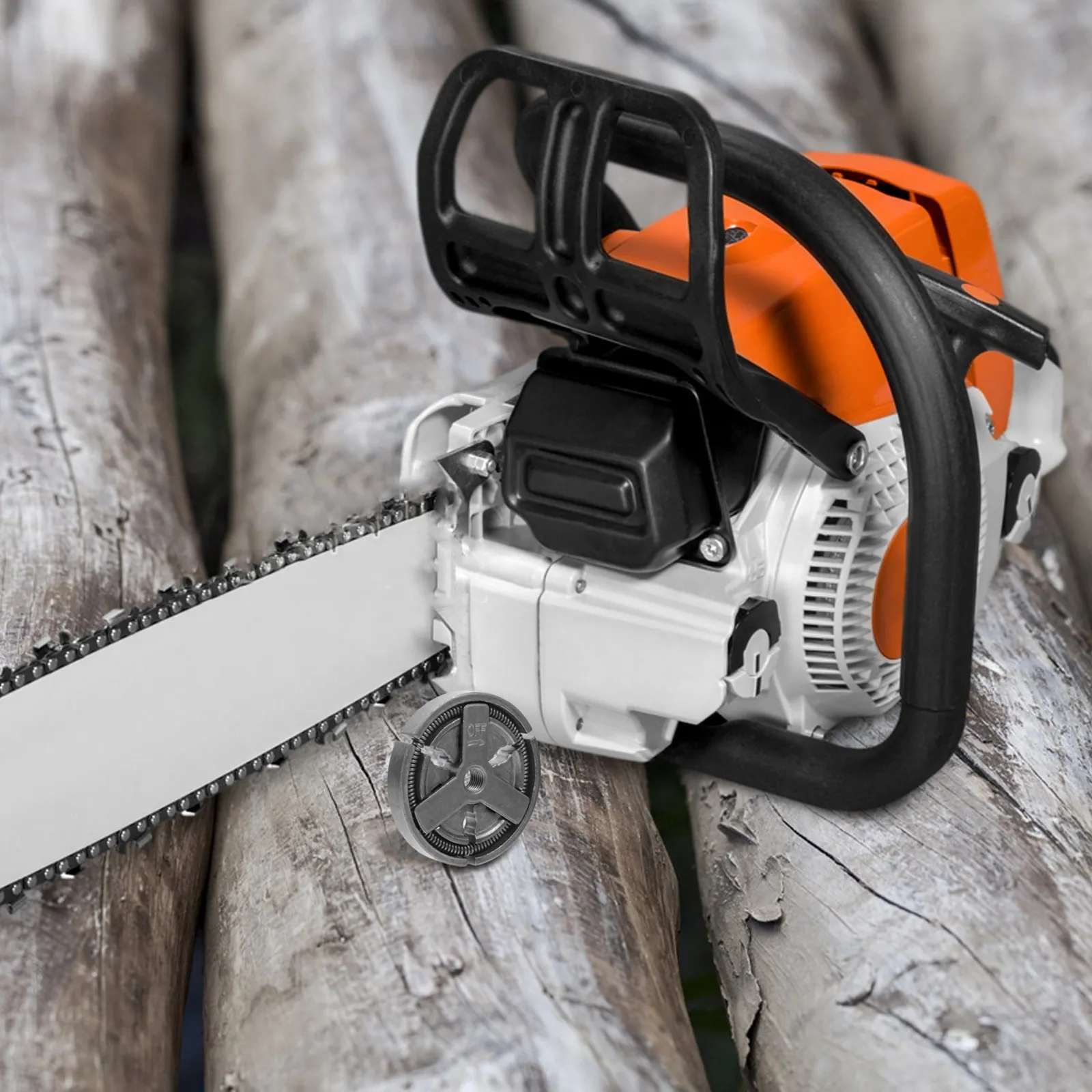 Chainsaw Clutch Replacement Hardened Steel Reverse Thread Clutch Assembly Universal Fit Chainsaw Parts Oil Saw Equipment