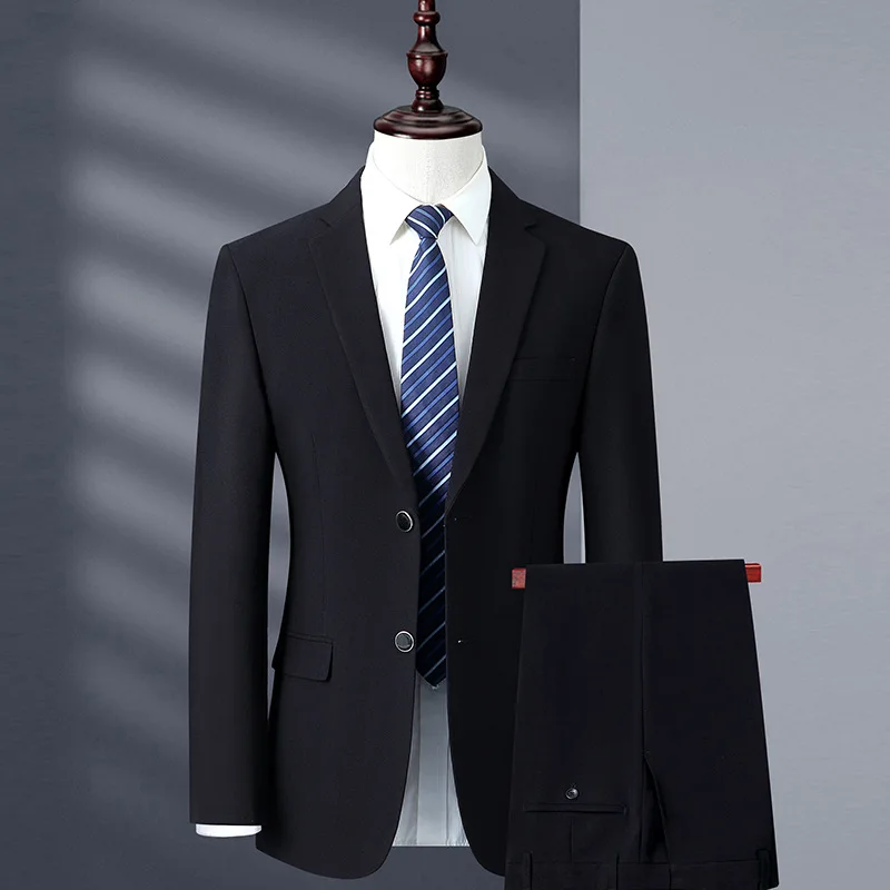 

(81) Men's Professional Suits, Black Formal Jackets, Work Clothes, 4S Shop Work Suits