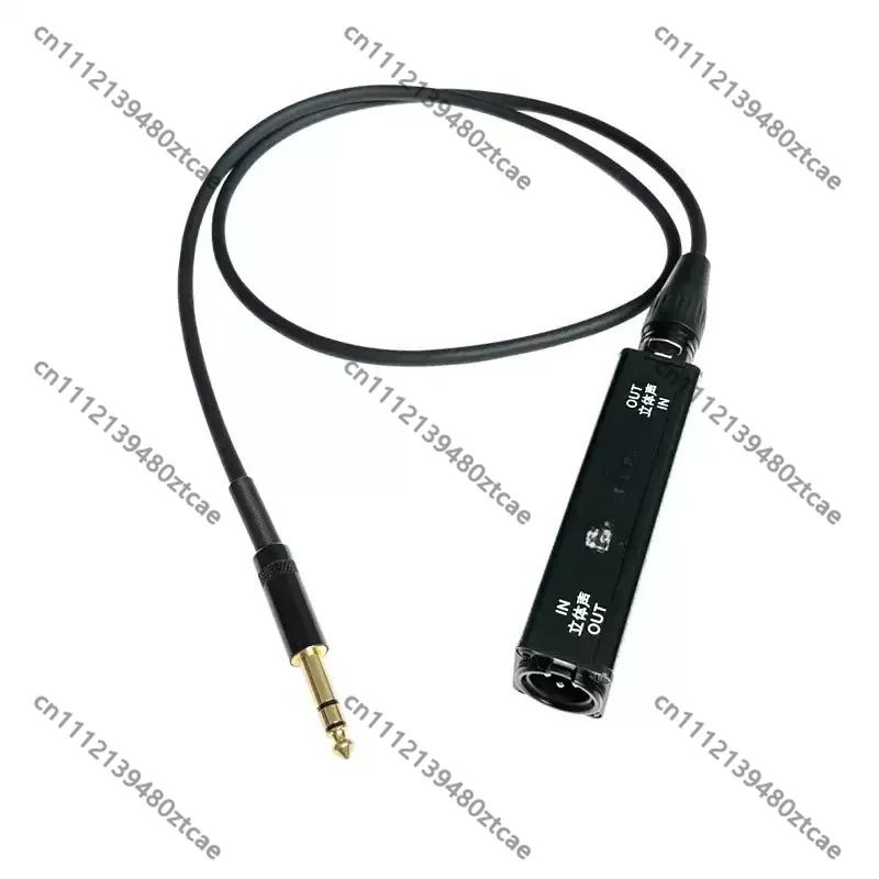 6.5 to XLR Audio Noise Reduction Isolation Module, Ground Interference Suppressor for Mic, Amplifier and Sound Equipment