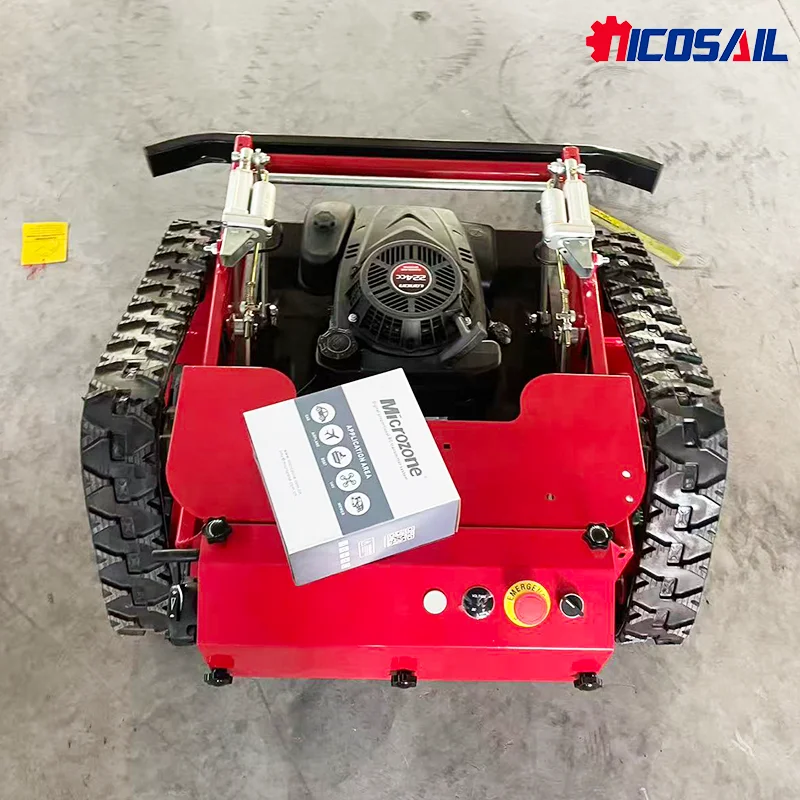 Free Shipping Industrial Grade Remote Control Petrol Lawn Mower with Tractor Design for Farm Use and Lawn Weeding