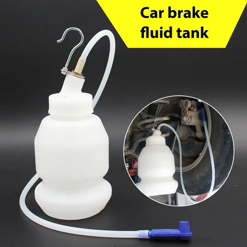 1L Brake Fluid Bleeder Bottle Car Brake Fluid Oil Change Extractor Flexible Elastic Brake System Bleeding Tools Fluid Extractor