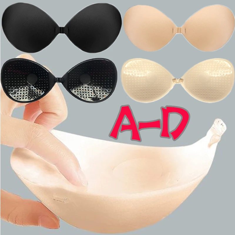 New Round Chest Stickers Lift Up Nude Female Bra Self Adhesive Bra Sexy Invisible Cover Bra Silicone Pad Sexy Strapless Breast