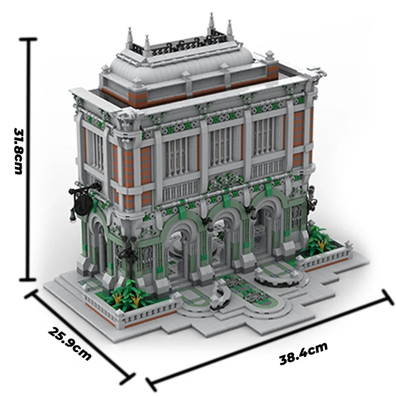 MOC-Briques de construction City Street View pour enfants, blocs modulaires, modèle de Londres, technologie d'architecture, assemblage de bricolage, jouets cadeaux