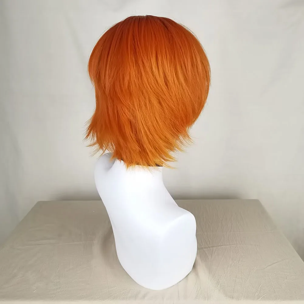 Short Men Costume Hair Replacement Wigs Halloween Cosplay Anime Project SEKAI Shinonome Akito Party Cos Role Playing Synthetic