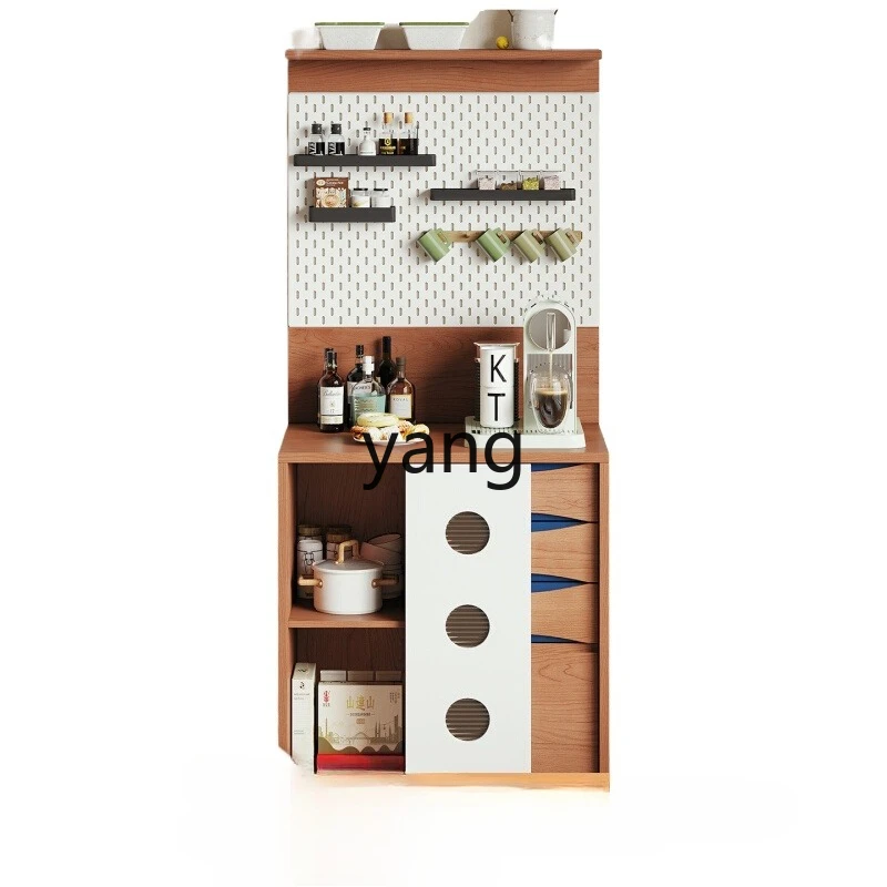 

TGF medieval solid wood dining side cabinet retro tea cabinet against the wall side cabinet