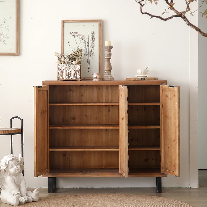 

Wooden Organizer Shoe Cabinet Storage Show Italian Minimalist Shoe Shelf Entrance Hall Vertical Gabinete Entrance Furniture