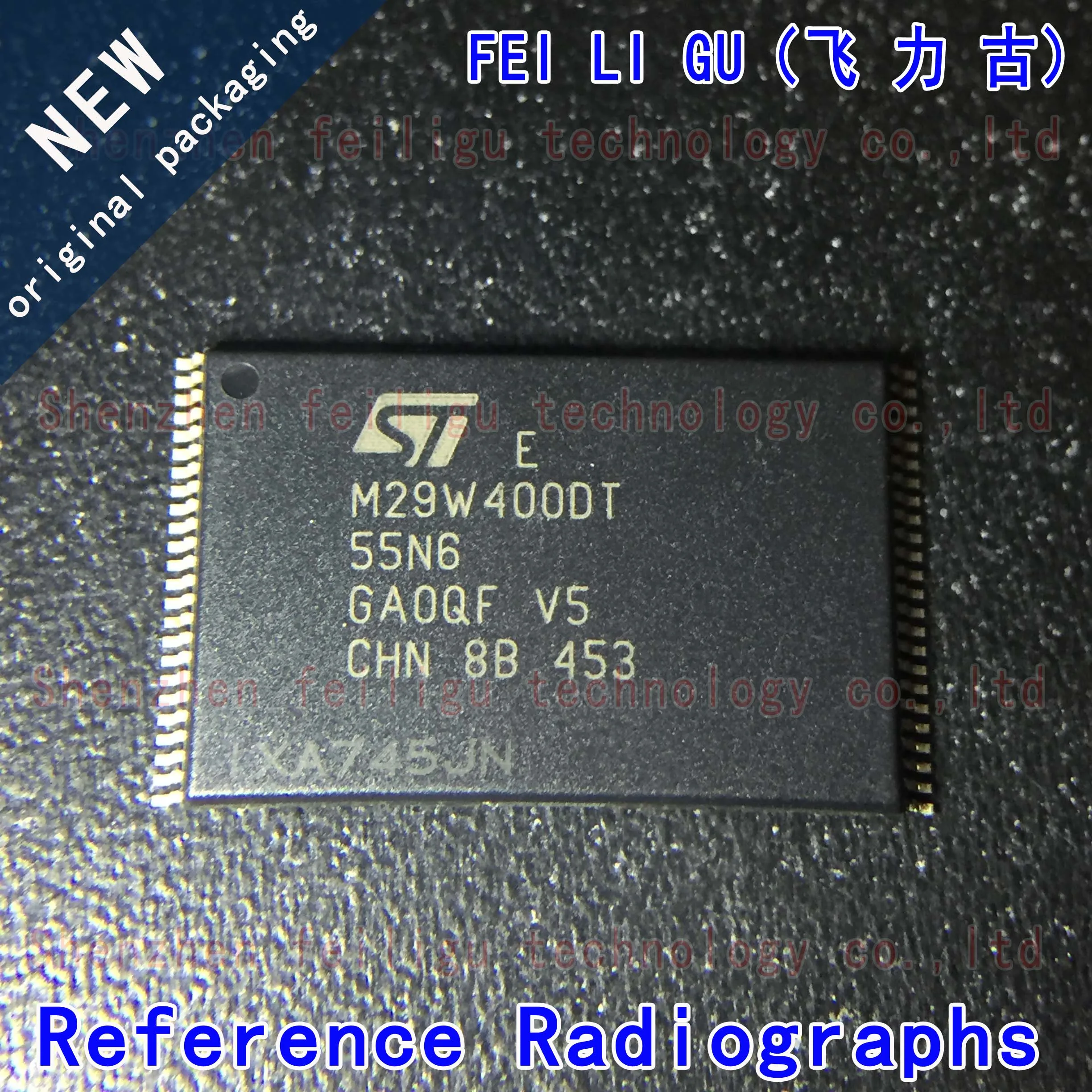 1~30PCS 100% New original M29W400DT55N6E M29W400DT55N6 M29W400DT Package:TSOP48 FLASH-NOR 4Mb Memory Chip