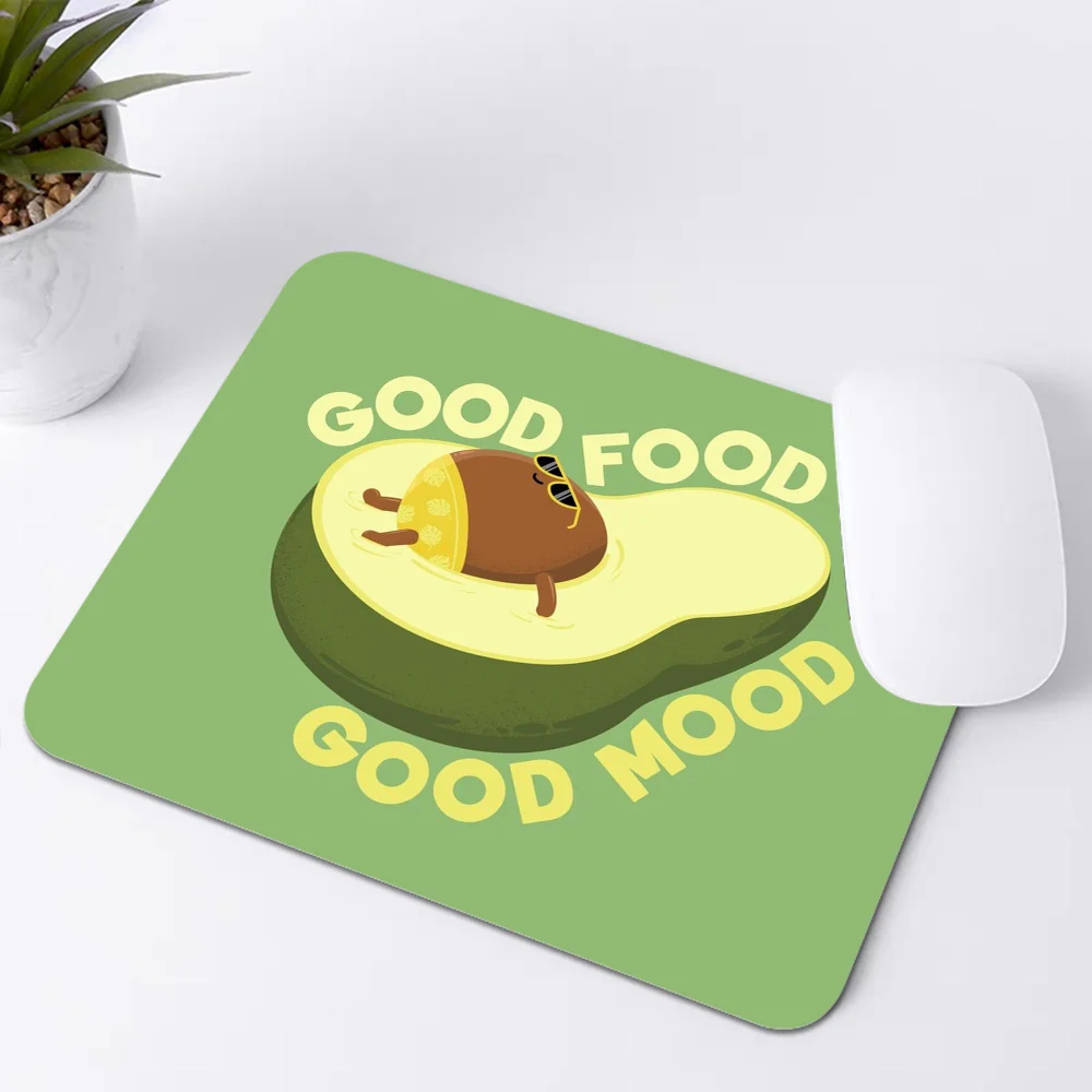 Avocado Mousepad Small Office Computer Desk Mat Table Keyboard Big Mouse Pad Laptop Cushion Non-slip Deskpad Home Decor