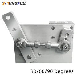 DC 12V 24V Rocking Motor Swing Wobbler Machine 30/60/90 Degrees DIY Reciprocating Rocking Motor Angle Adjustable Gear Motor