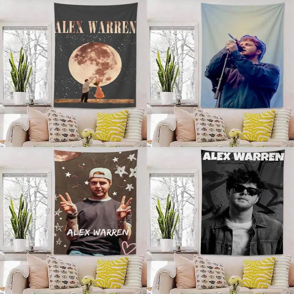 

A-Alex warren ordinary Cheaper Than Therapy Flags Wall Hanging Background Art Banner for Bedroom Home Outdoor Decor