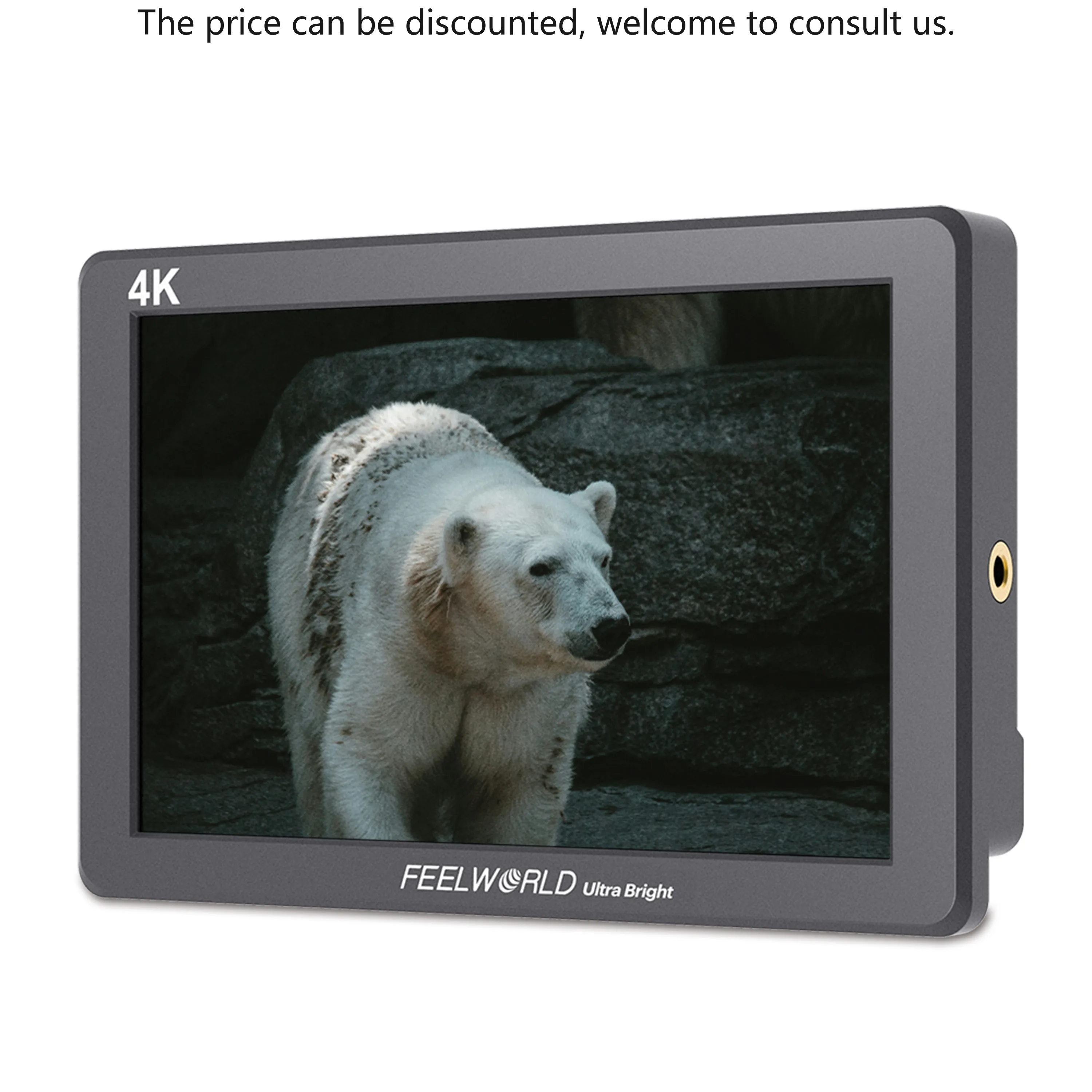 

FEELWORLD P7S Professional 7" 2200nit HDR Camera Field Monitor With 3G-SDI HDMI I/O Waveform Rugged Aluminum OEM Factory Direct