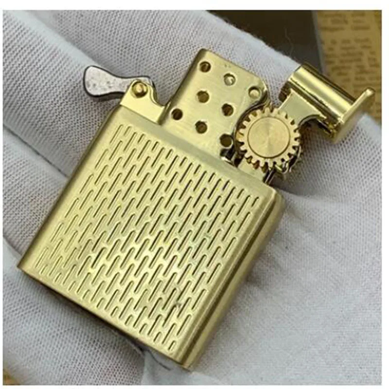 Zorro Kerosene Lighter Inner Insert Parts Gas/Oil Flint Grinding Wheel Brass White Steel Cigarettes Lighters Repalce 912 915 902