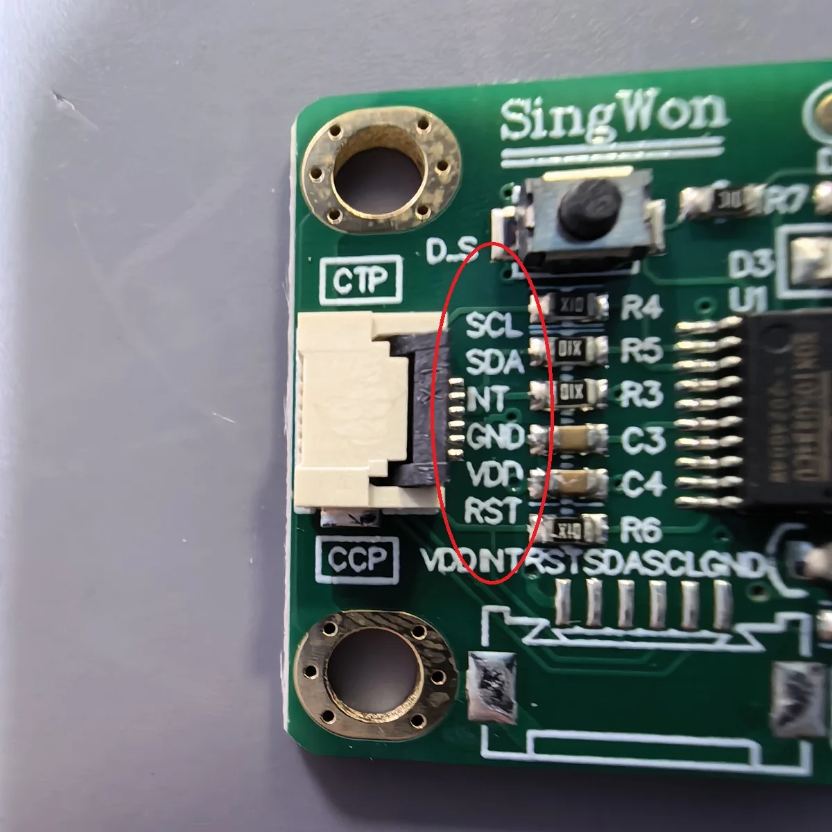 Capacitive Touch Control Card IIC (I2C) to USB Universal