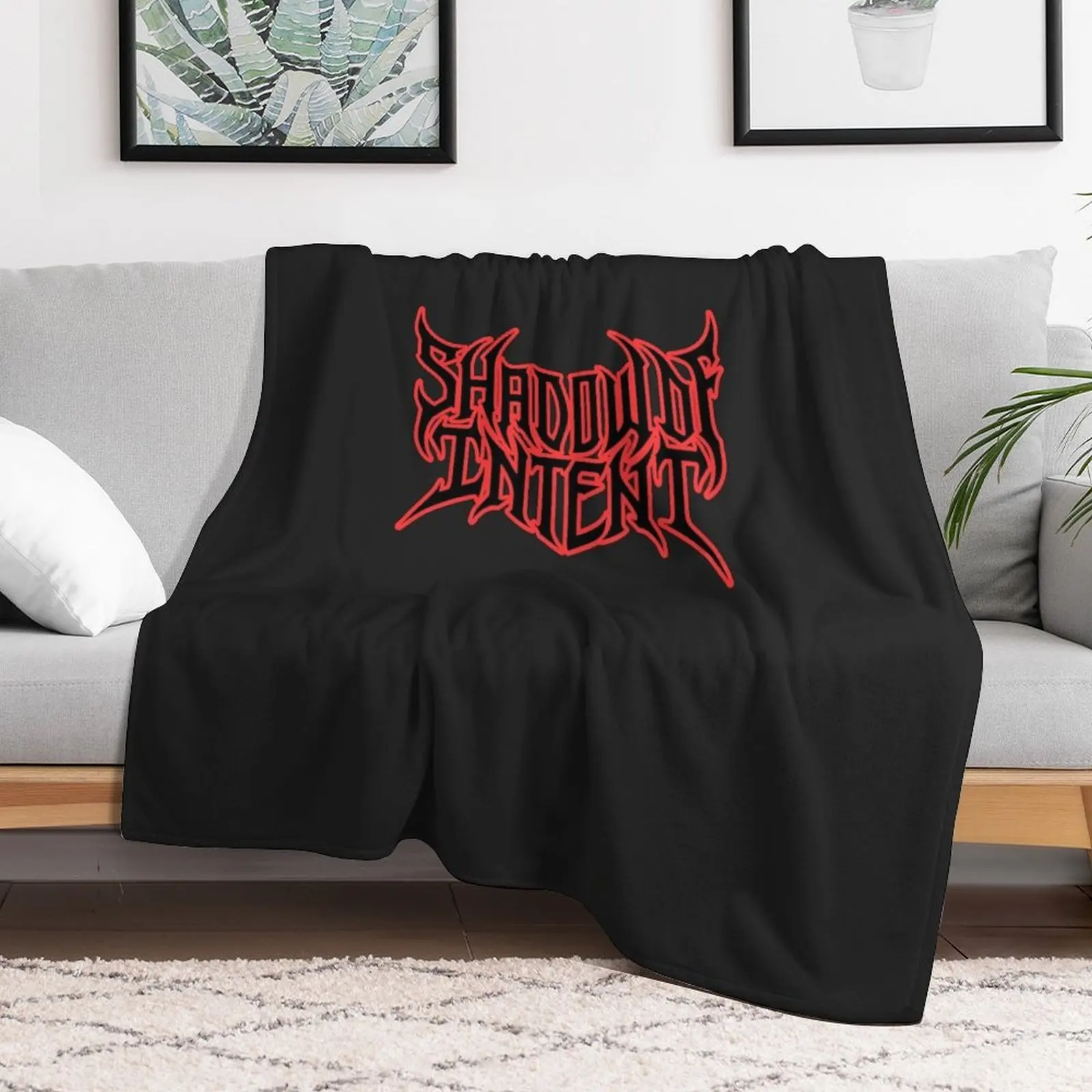 Shadow of Intent m-erch Melancholy chuan Throw Blanket Blankets For Bed Decorative Sofas Travel Camping Blankets