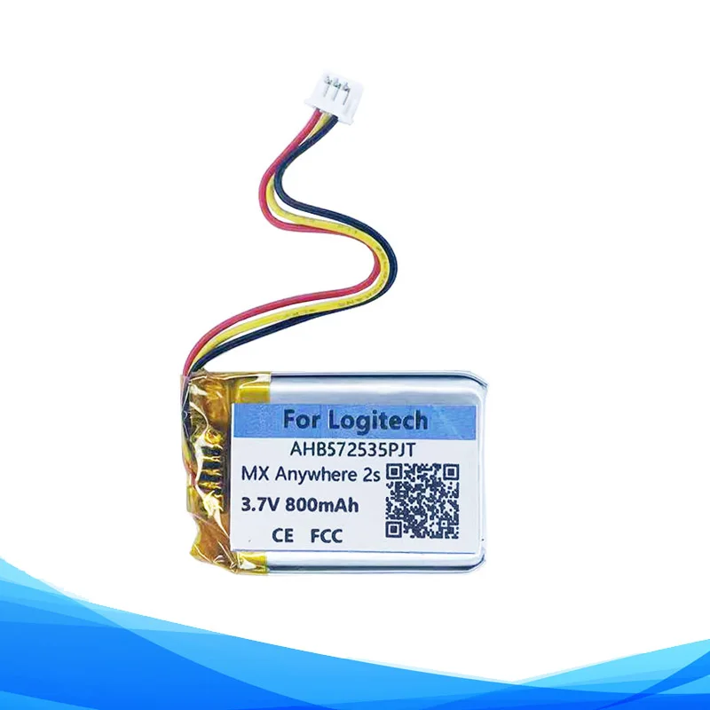 Original Replaces 800mAh AHB572535PJT Battery For Logitech MX Anywhere 2 2s M570 Ergo Wireless Bluetooth Mouse Accumulator AKKU