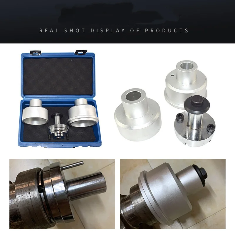 مناسبة لبورشه 3.0T/3.6/4.8 العمود المرفقي الخلفي ختم الزيت استبدال/إشارة القرص الاستشعار تحديد المواقع أداة التثبيت مجموعة السيارات #6