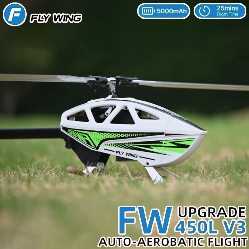 

Flywing FW450l V3 Радиоуправляемые вертолеты, игрушки, 6-канальный вертолет с дистанционным управлением для взрослых, модель PNP RTF 3D GPS, радиоуправляемый вертолет с автоматическим возвратом