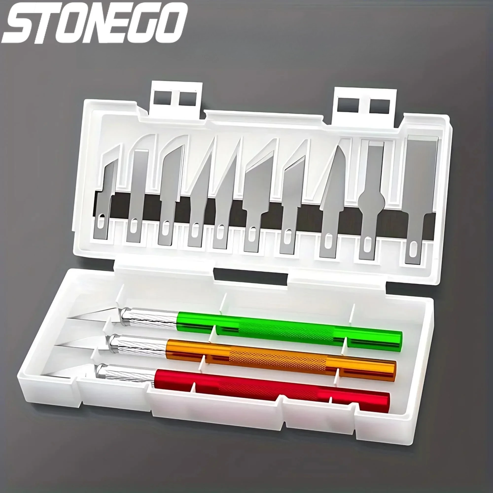 13pcs Carving Knife Set Handmade DIY Paper Cutting Tools for Students and Artists Rubber Stamp Carving Kit