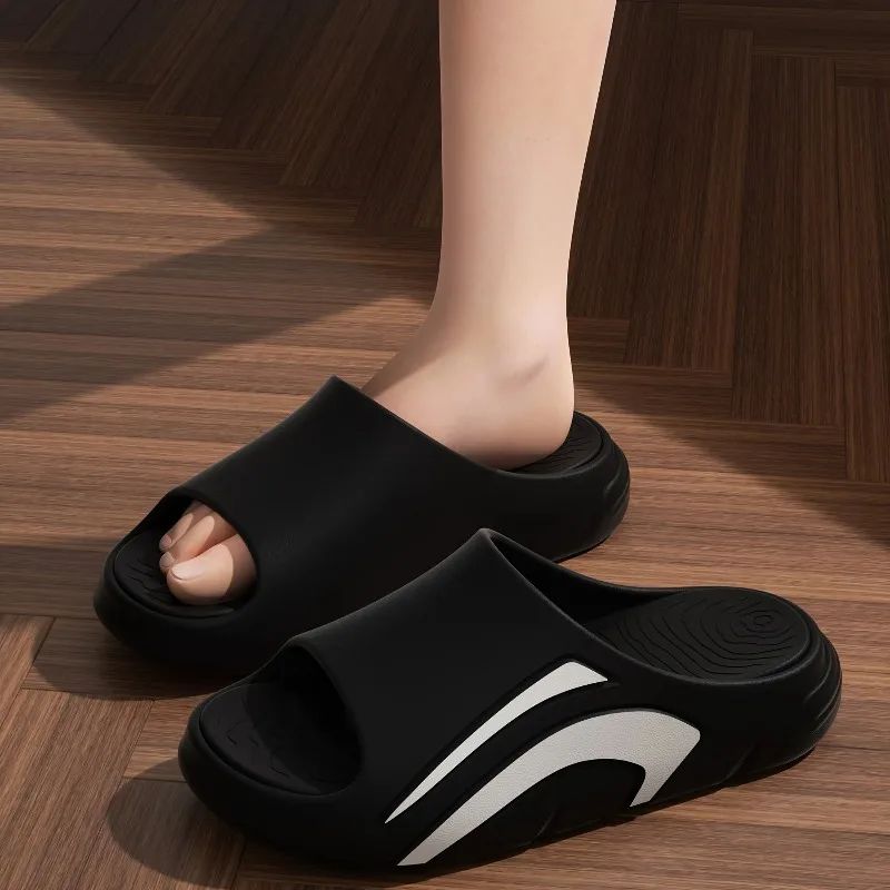 Men EVA Shower Slippers Summer Anti Odor Non Slip Thick Bottom Slides Soft Cushion Indoor Outdoor Bathroom Beach Casual Sandals - view 5