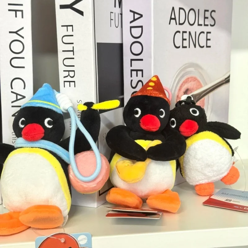 新しいオリジナルピングーペンギン雪バンドシリーズぬいぐるみ素敵なバックパックチャームぶら下げ人形かわいい友達バンド飾りかわいいギフト