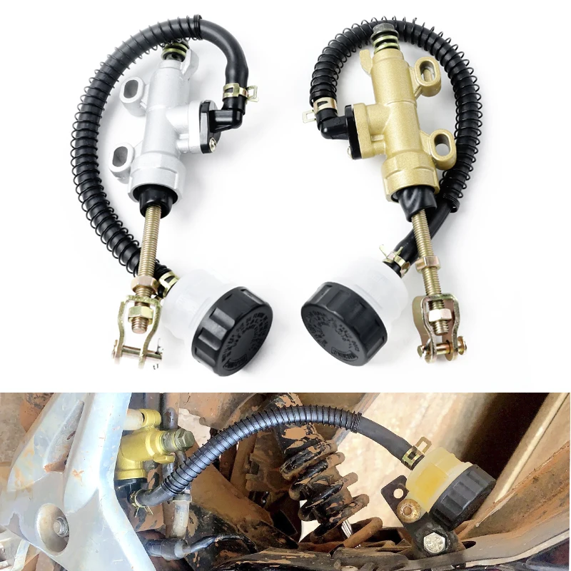 

Motorcycle Refit Rear Brake Foot Hydraulic Master Cylinder Pump For CR CRF XR YZ WR TTR KX KLX RMZ RMX RM Motocross Universal
