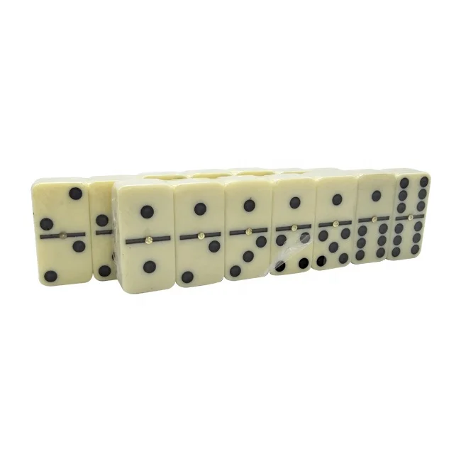 Professionele dubbele 6 Jumbo Domino Set 28 stuks Toernooiformaat Domino Acrlico Blokken Kid Bordspellen