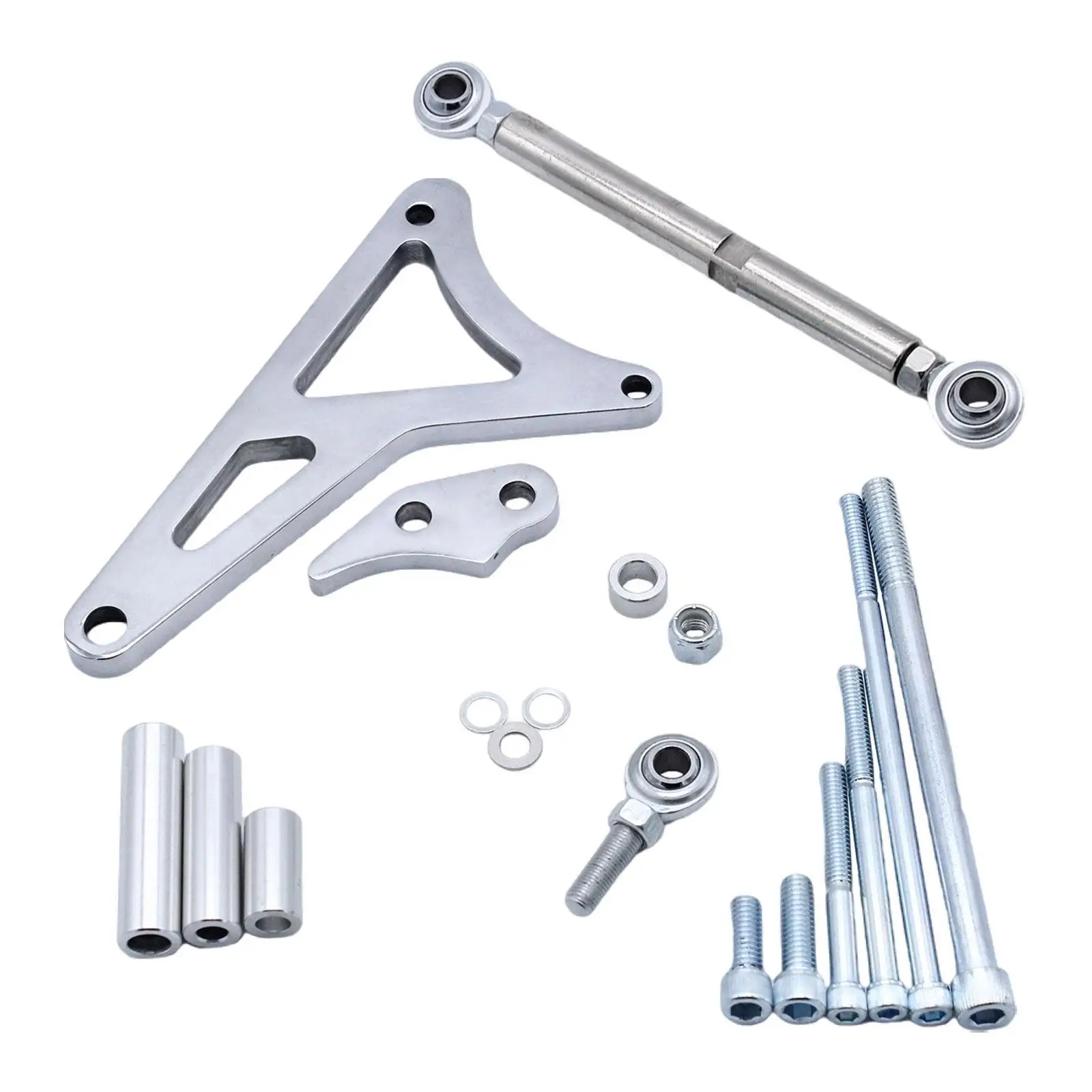 

Alternator Bracket Mounting Kit Professional High Performance Easy Installation Car Polished Metal Parts for Ford 351W 5.8L