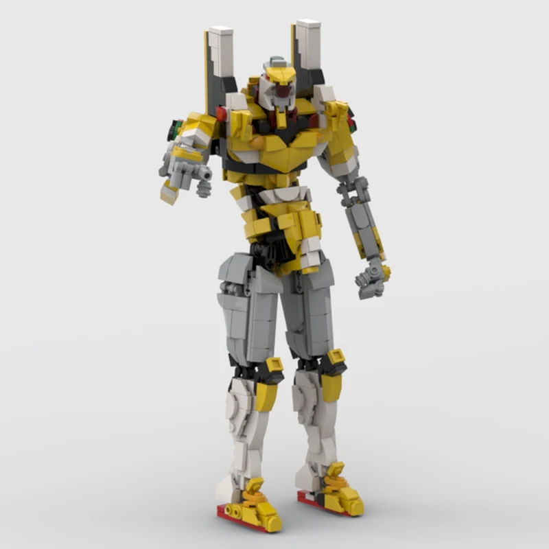 807 sztuk Science Fiction bitwy Mech jednostka 00 klocki do budowy montaż Robot Cyber ​​Brick technologia dla dorosłych zabawka figurka MOC-220469