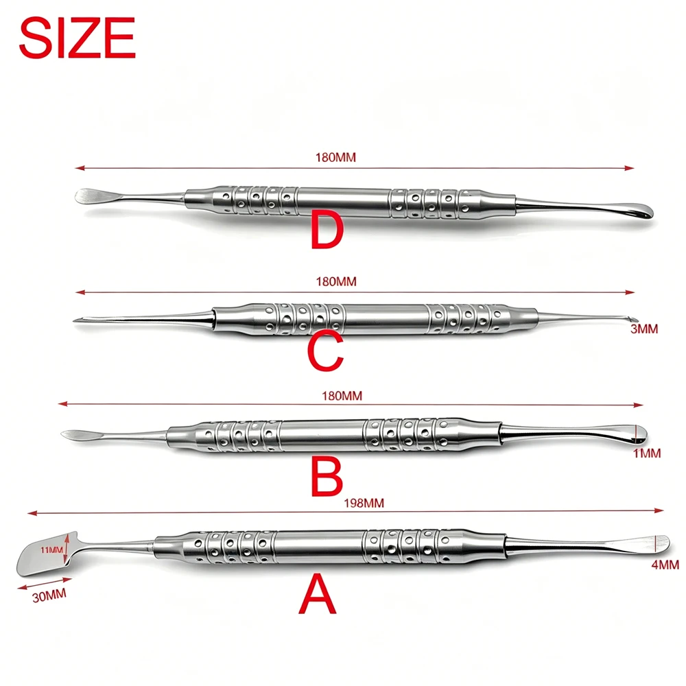 Dental Periosteal Elevator Doppelenden Separator Implantat Sinus Lift Werkzeug Chirurgische Instrument für Oral Chirurgie Parodontologie