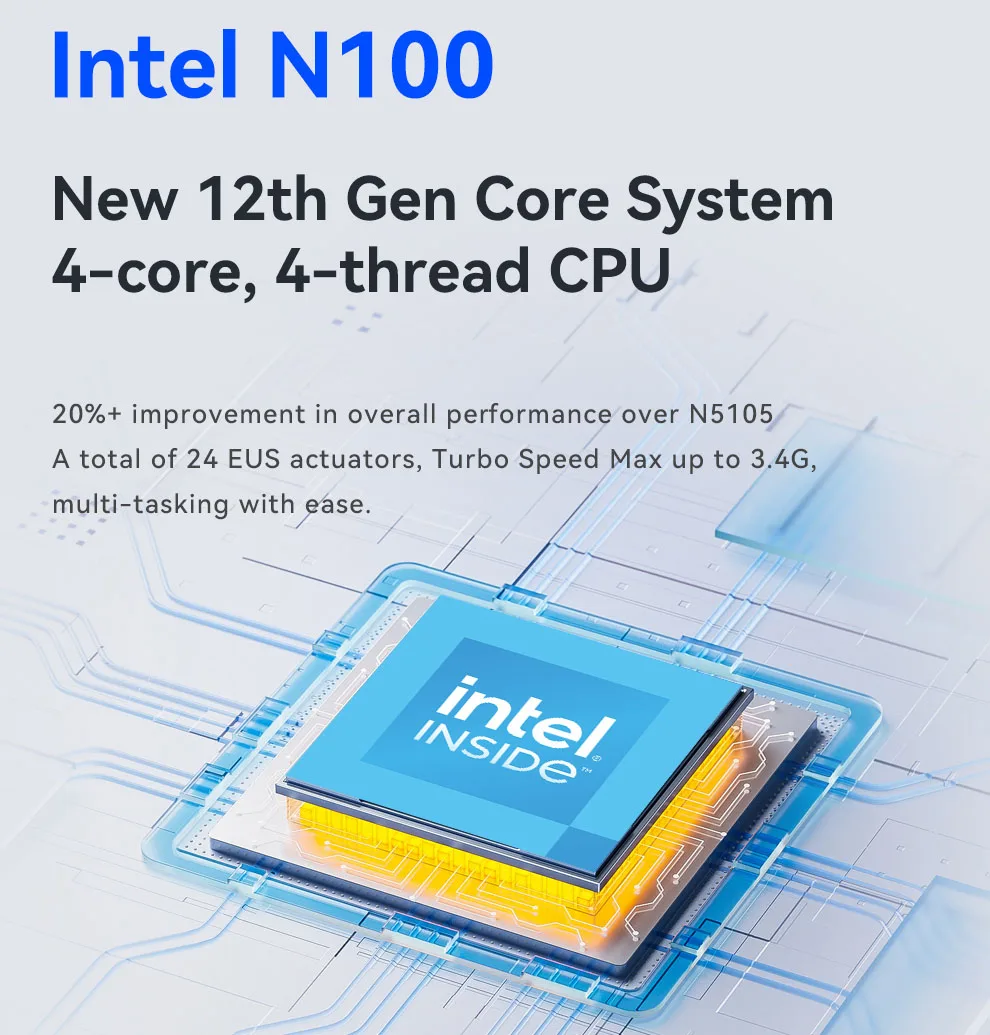 Inter N100/N150/AMD R7 5825U를 탑재한 홈 NAS 미니 PC는 2xUSB2.0 2xUSB3.0 1xHDMI2.0 1xTYPE-C 1xTF 컴퓨터를 갖춘 WIN10 Linux를 지원합니다.