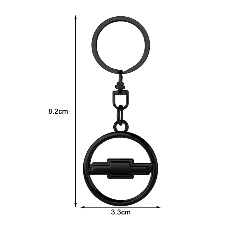 شارة السيارة سلسلة مفاتيح كيرينغ قلادة سلسلة مفاتيح معدنية اكسسوارات السيارات لشروليه سبارك أفيو كروز لاكيتي سونيك ماليبو