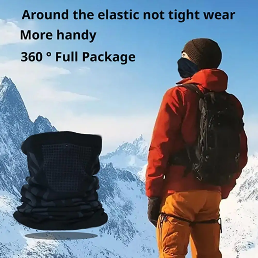 

Winter Neck Warmer Gaiter/Balaclava,Windproof Face Mask For Ski, Snowboard,Motorcycle Outdoor Sport Warm Scarf Headwear Z8X4