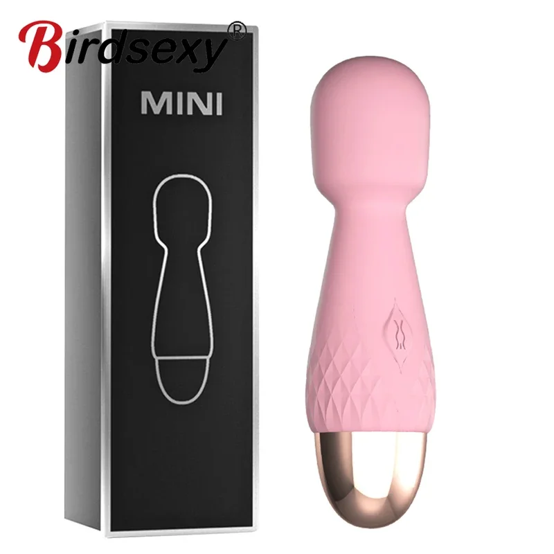 10 Modes Strong Vibration Mini Vibrator Magic Stick USB Charging Massager Clitoris G-Spot Vibrator Sex Toy For Women Adults 18