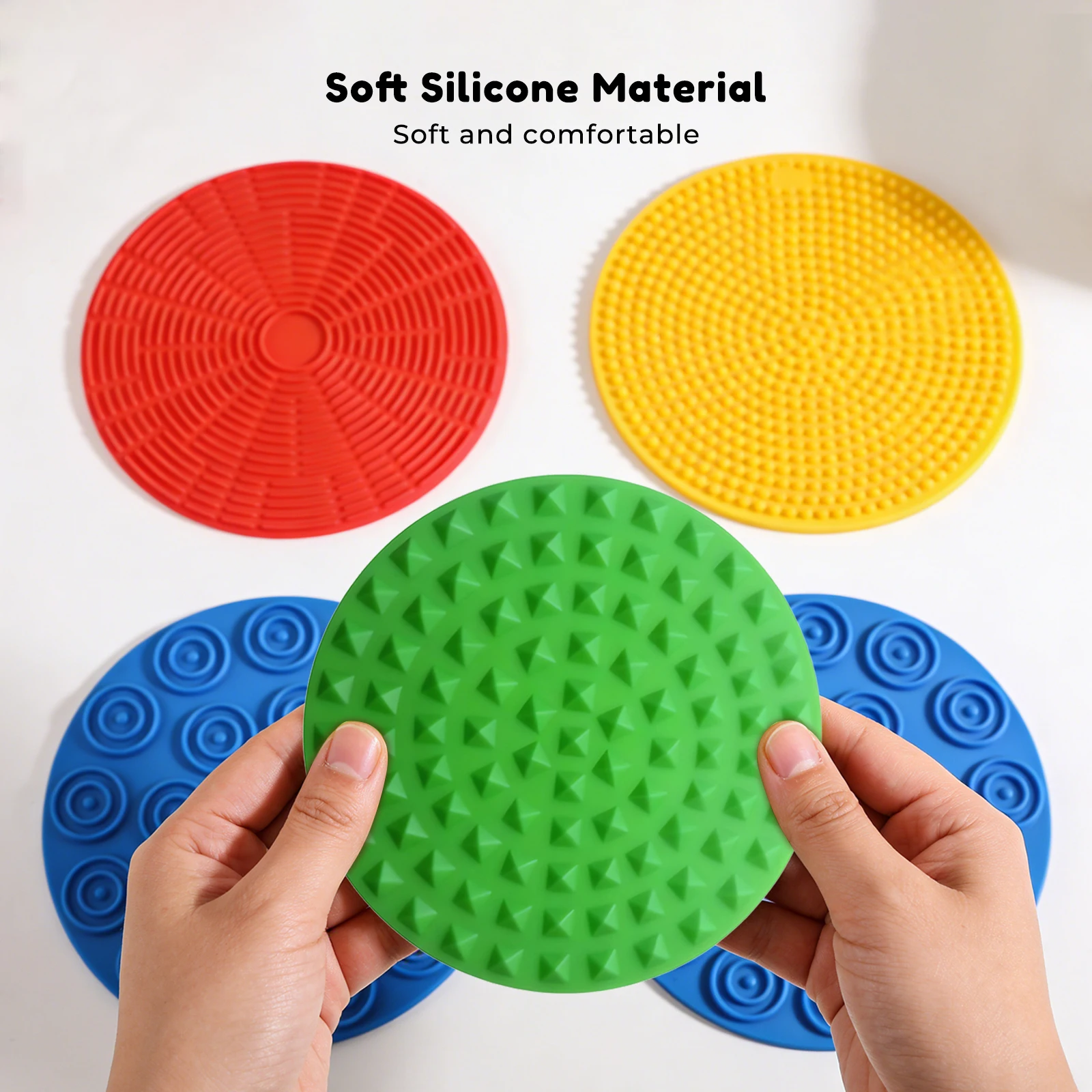 Silicone Sensory Mat,Tactile D - огляд і ціна Acupressure Mat Set