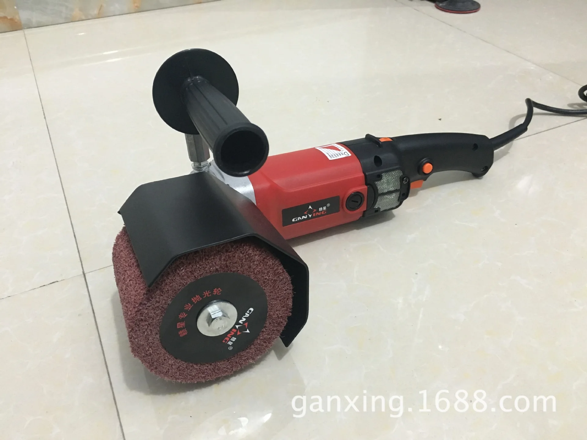 Industrial Grade 1380W Electric Polisher 230V 50Hz 600-3000rpm Copper Motor Semi-Soft Start VDE Polishing 1st Choice for