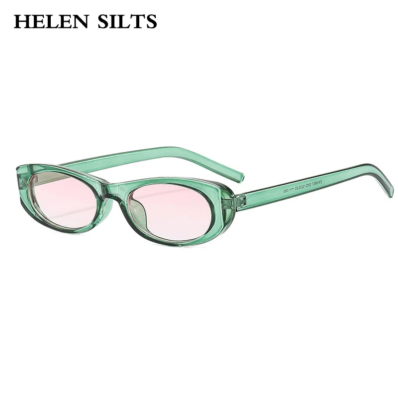 

Vintage Leopard Print Jelly Sunglasses Popular Small Oval UV400 Fashion Eyewear for Men And Women Trending Sun Shades