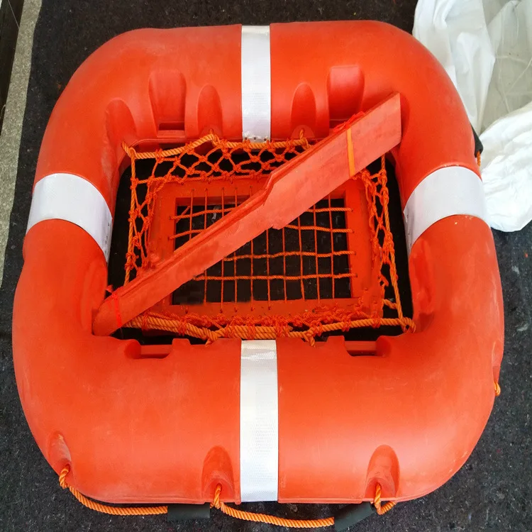 Flood Control And Rescue 8-person life buoy foam externally wrapped FRP life raft