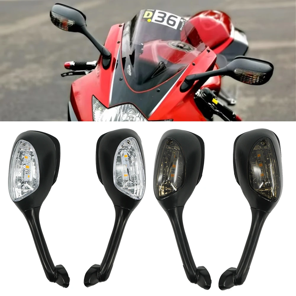 

Для SUZUKI GSXR 600 750 1000 2006-2010 K6 K7 K8 SV650 650S зеркала со светодиодным указателем поворота заднего вида для мотоцикла, боковые