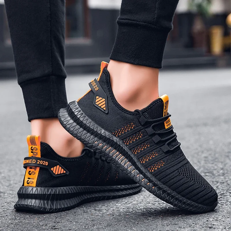 2022 New Shoes Men Sneakers Spring Summer Casual Shoes Breathable Mesh Running Shoes Man Fashion Comfortable Walking Footwear