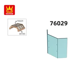 Wange 76029 100g/14Pcs Window Glass Building Block Compatible With Small Particle Building Blocks Suitable For Assembly And DIY