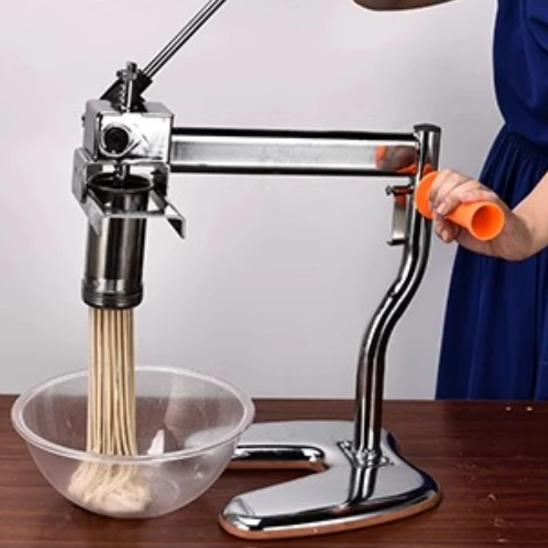 Manual Stainless Steel Noodle Pressing Machine Portable Two-axis Moodle Making Machine Household