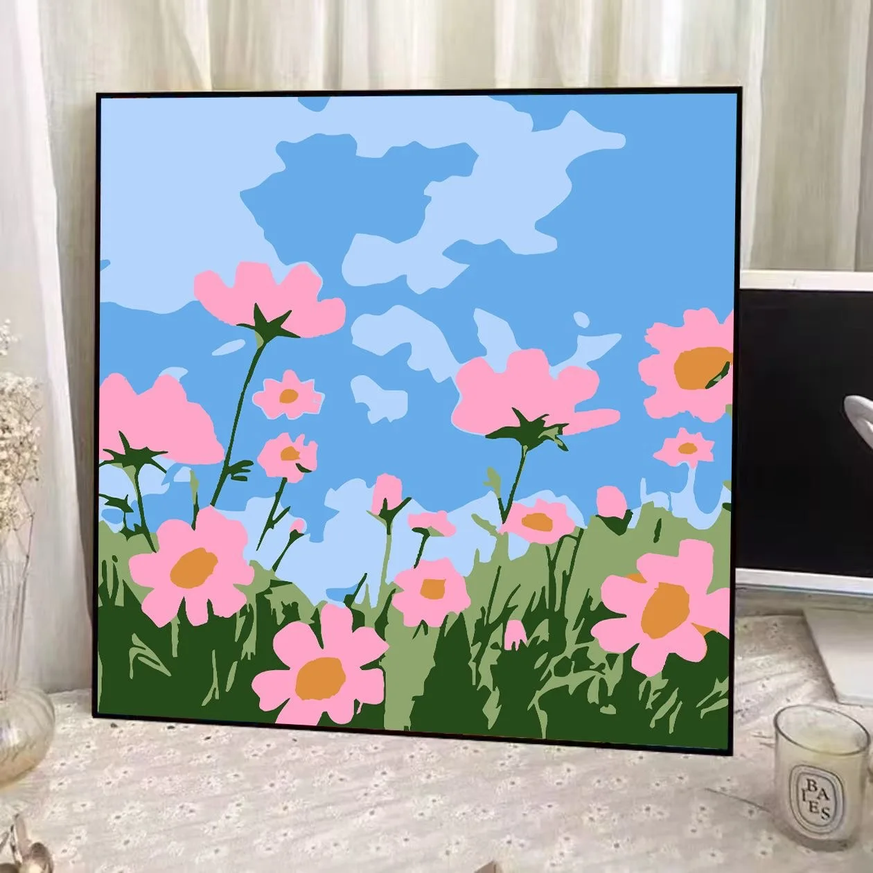 

5350551 Digital oil painting living room decorative painting sofa background wall hanging painting