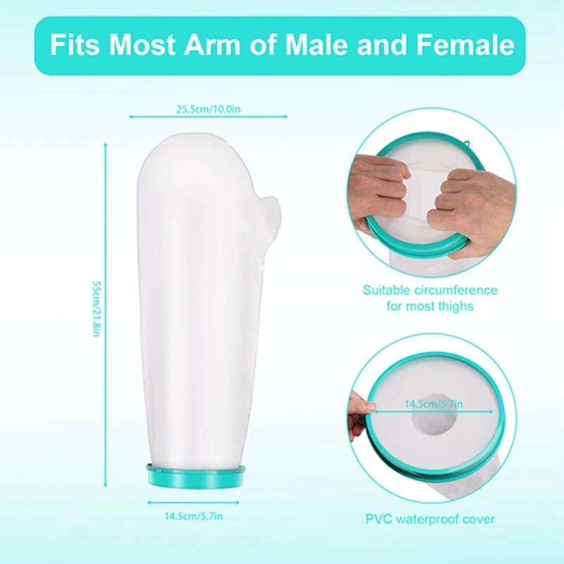 Waterproof Cast Cover Arm Arm Cast Cover For Shower Waterproof Hand Protector For Showering, Wrist, Elbow，Leg