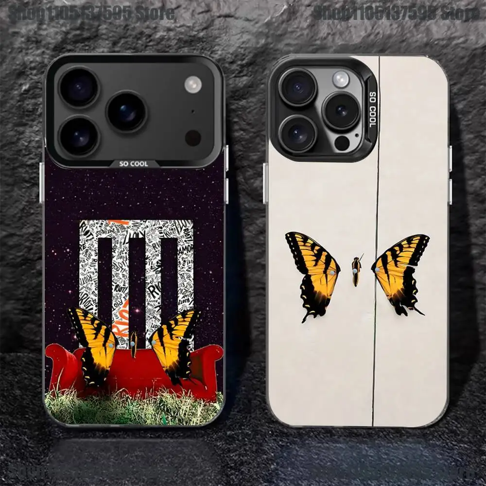 

COOL Band P-Paramore Phone Case For iPhone 17,16,15,14,13,12,11,Pro,XS,Max,Plus,Mini,SE4,E Black Matte Shockproof Cover