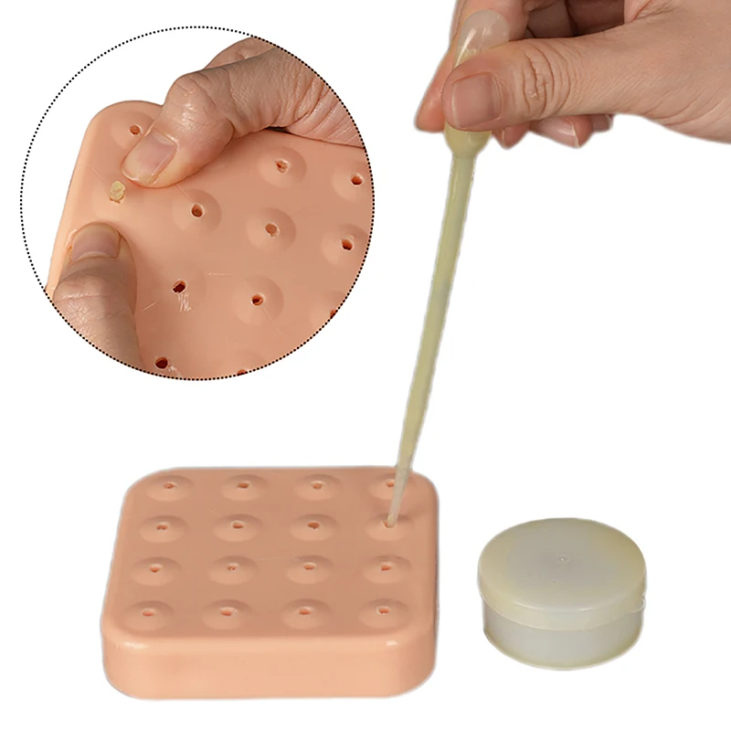 Pimple Popping Practice Module Skin Suture Model Acupuncture Skill Learning Practice Simulation Skin Model Silicone Training Pad