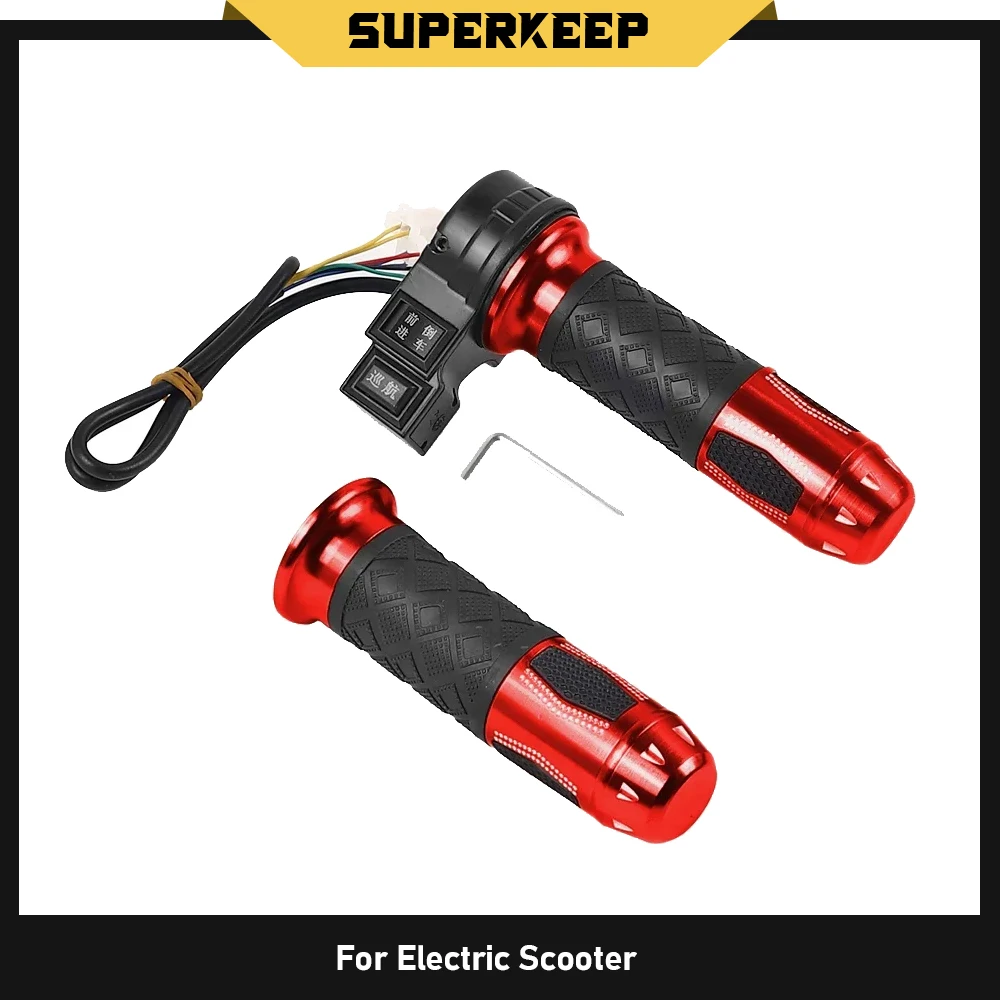 

Electric Bicycle/Scooter Throttle Accelerator Rolling Handle High/Medium/Low/Forward Reverse Twist Throttle Aluminum Alloy Parts