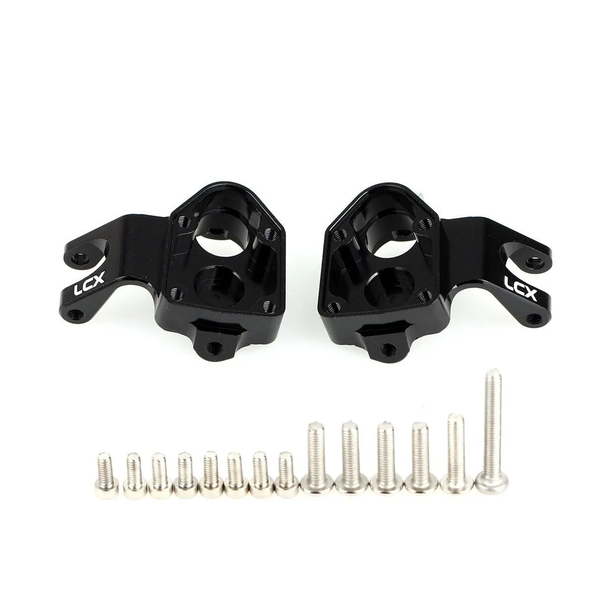 

LCX Racing 1/18 RC Crawler CNC Aluminum Front Axle Steering Knuckle Set for Axial UTB18 Upgrades Parts Accessories